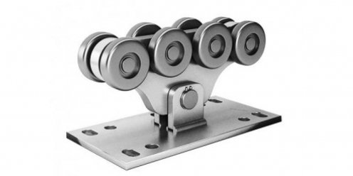 Комплект Алютех для откатных ворот с шиной 7 м, стальные опоры до 450 кг. от 10 шт.